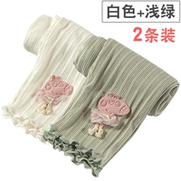 Белый+светло -зеленый (маленькие укороченные брюки для свиньи)