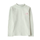 Приятный телу лонгслив, детская демисезонная осенняя приятная телу футболка, детская одежда, высокий воротник