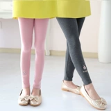 Осенние тонкие штаны, хлопковые детские леггинсы для девочек, в западном стиле