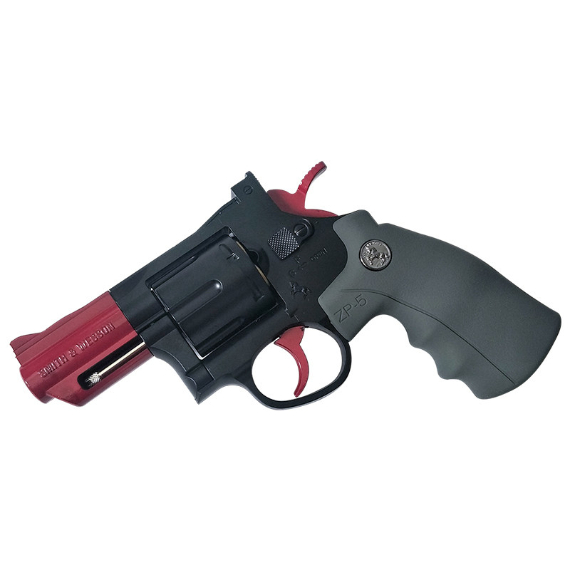 Small moon revolver ZP5 water gun metal runner children's toy model adult toy shell throwing process simulation