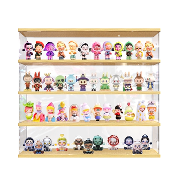 Bingpeng figure storage box with multi-layer door can be stacked