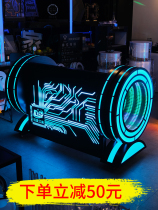 Electronic music bar dj box box light-emitting disc player nightclub disc player audio table shelf mixer party ktv