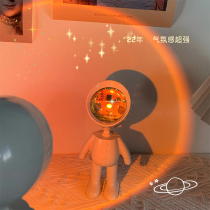 Astronaut bedroom sunset lights photograph in wind network red high-end birthday gift light charging