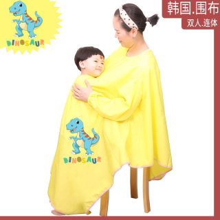 Korean newborn children hair cutting non-stick hair shaving cloth