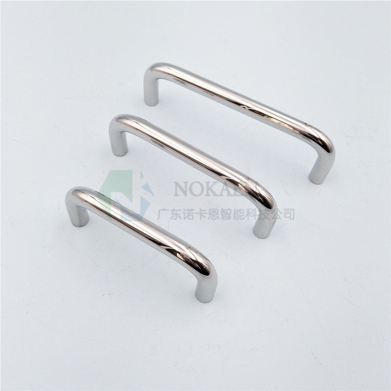 Metal stainless steel round bar U-shaped pull flashlight cabinet door screw handle simple UWAN industrial equipment handle