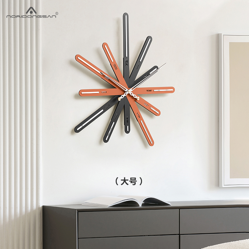 noridongsan2023 new clock hanging clock living room Nordic home individuality art light extravagant creative hanging wall-Taobao