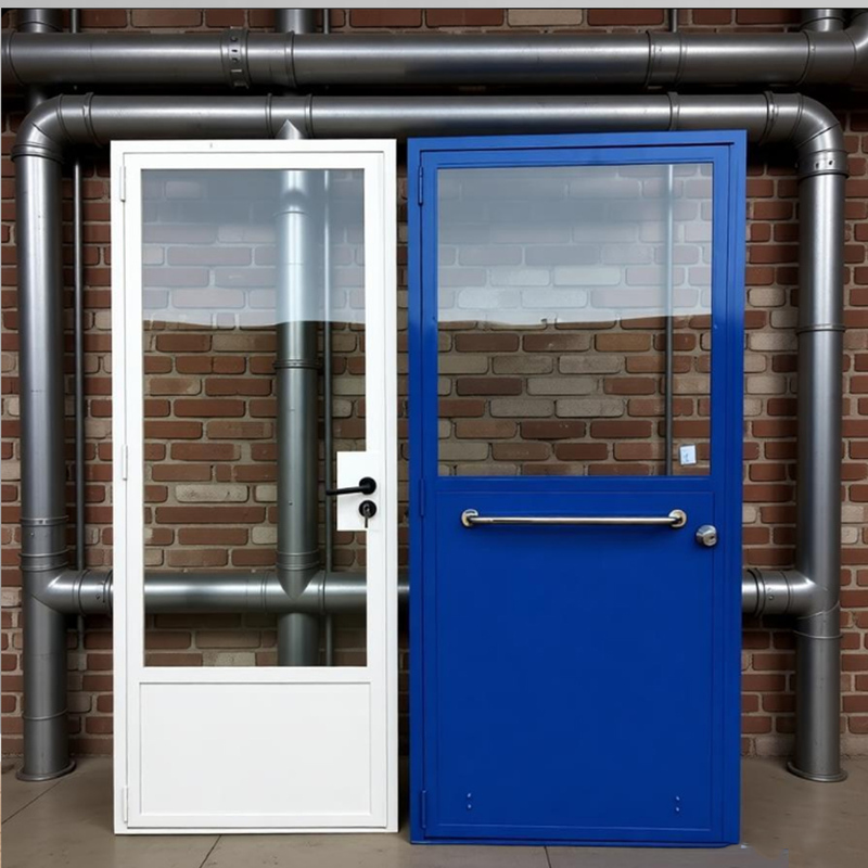 Trendy Glass Door for Shops, Coffee Shops, Creative Bars, Restroom Doors, Warehouse Doors, Restaurants, and Clothing Stores