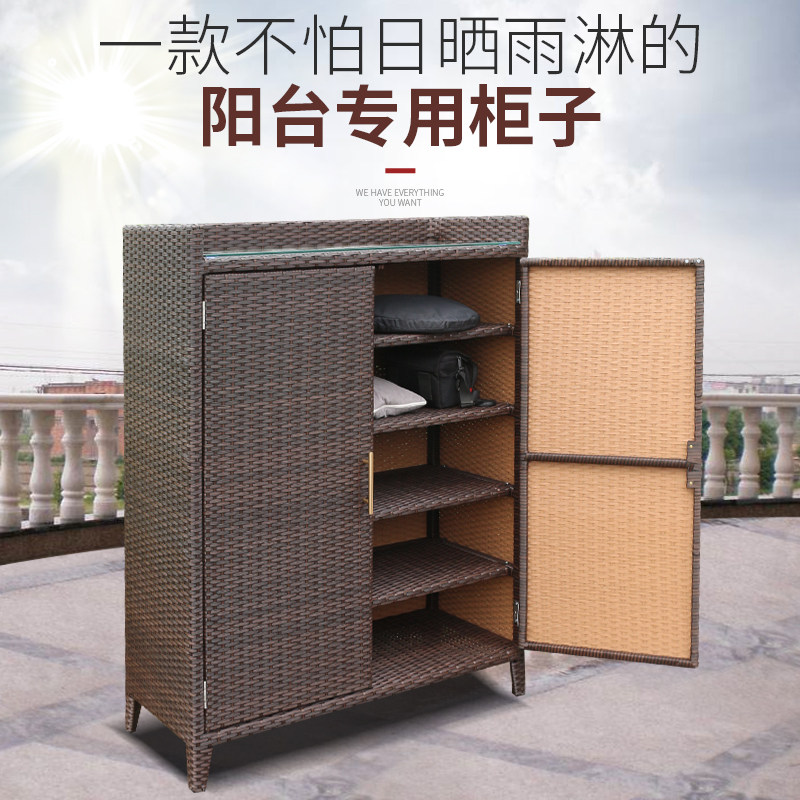 Customised Balcony containing cabinet Sunscreen Waterproof Outdoor outdoor Shoe cabinet doorway containing disposal cabinet