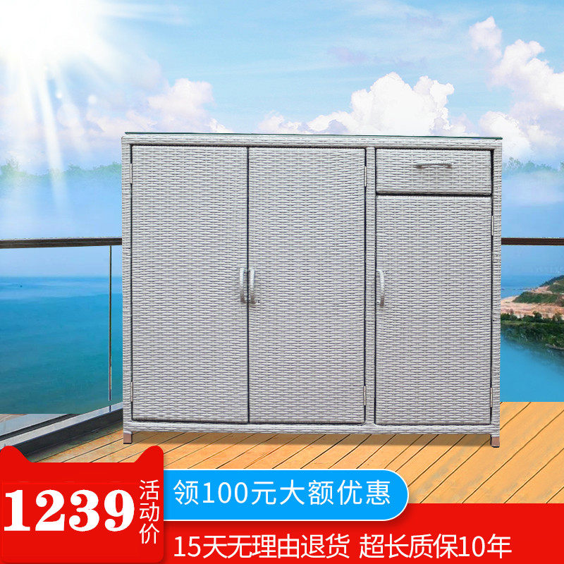 Custom outdoor outdoor shoe cabinet sunscreen waterproof containing cabinet door external modern minimalist cabinet Home Balcony Shoe Cabinet