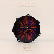 Childrens double row dance tambourine 8-inch primary school Dunhuang Feitian Xinjiang dance Uighur hand drum dance props customization