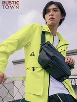 Rusty town postman bag Trendy brand mens bag shoulder bag Functional messenger bag Multi-function motorcycle satchel