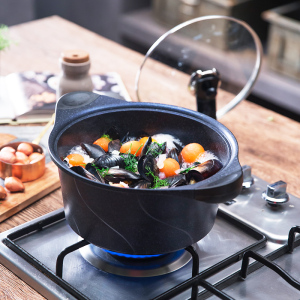 South Korea imported soup pot sapphire non stick stew pot home cooking pot stew meat pot gas stove induction cooker appl