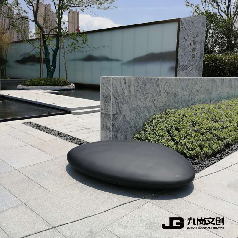 Jiugang fiberglass sculpture modeling decorative stone simple sample house exhibition center community garden landscape commercial factory customization