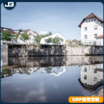 White Outdoor Park Mall GLASS STEEL COMBINED CASUAL REST AREA BENCH SPECIAL FLOWER POOL TREE POOL MANUFACTURER CUSTOMIZED