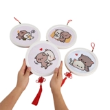 Cartoon Cross Emelcodery 2024 Новая новичка ручной работы простая вышиваемая вышиваемая вышива