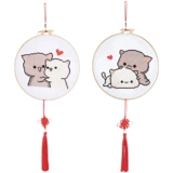 Cartoon Cross Emelcodery 2024 Новая новичка ручной работы простая вышиваемая вышиваемая вышива