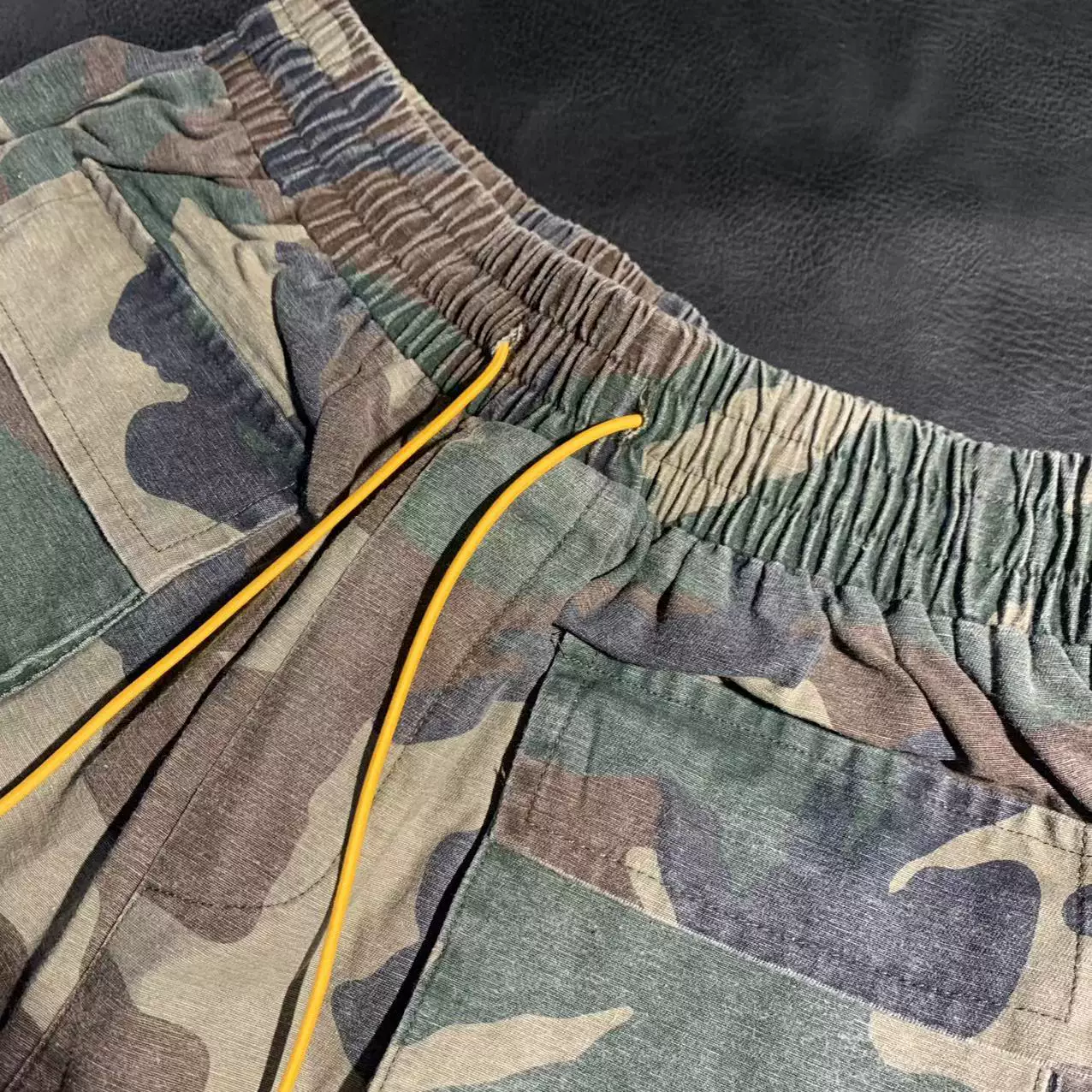 Стиль Rhude 19SS того же камуфляжа, стирка водой, старый уличный OS свободный вариант рабочих шорт, карманные shell-панты брюк
