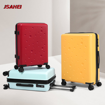 Luggage woman 20 small luggage suitcase men in tide net red pull rod box 240000 wheel password boarding suitcase