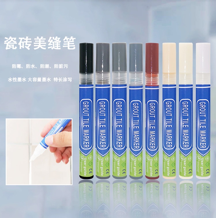 Beauty ceramic tile seam gap repairing color pen pen tile repair pen waterproof home sitting room tools hutch defends filling jointing agent