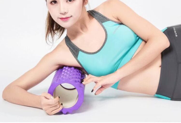 Thiết bị tập thể dục đơn giản chân xốp trục lăn di động yoga cột giải trí bắp chân đa phong cách tập thể dục thư giãn cơ bắp - Yoga miếng lót tập yoga