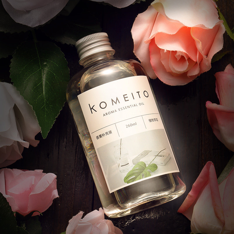 KOMEITO fire-free aromatherapy essential oil refill large bottle home aromatherapy bedroom perfume ornaments lasting fragrance