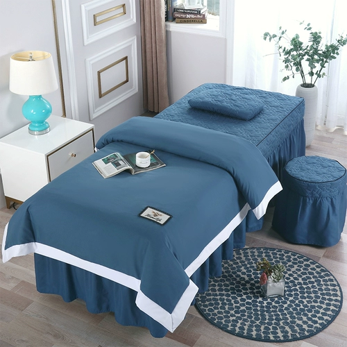 Косметический массажер, покрывало, комплект, простыня, пододеяльник, 4 предмета