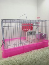 Luxury Large Number Mid-Size Rabbit Cage Pet Dragon-type steel wire plus coarse deposit
