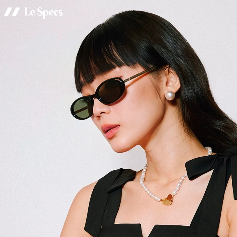 Очки солнцезащитные Le Specs европейские и американские ретро эллипсоидные очки для женщин старшего возраста ощущение защиты UV magnifique
