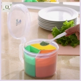 Ящик для приправы домохозяйства красочная интегрированная сплит -цветовая раунда приправа 3 -1 -1 приправа может ловить бесплатную доставку