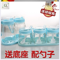 Синий 2 масляного горшка+3 приправа банки+2 базы