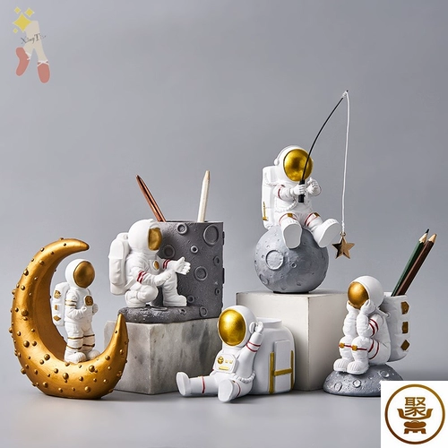 Космонавт, держатель для ручек, космическая милая детская настольная система хранения для школьников, подарок на день рождения