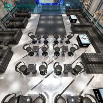 Customized bar card seat ktv sofa nightclub European-style clear bar karaoke music bar box coffee table U-shaped table and chair combination