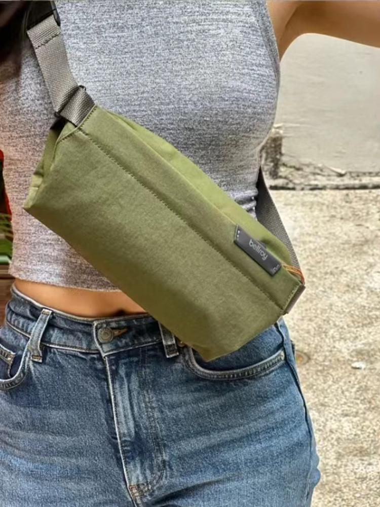 Bellroy Mini accompanying bag Sling Mini 4L chest bag Men's and women's purse Commuter Casual Diagonal Satchel Shoulder Bag-Taobao