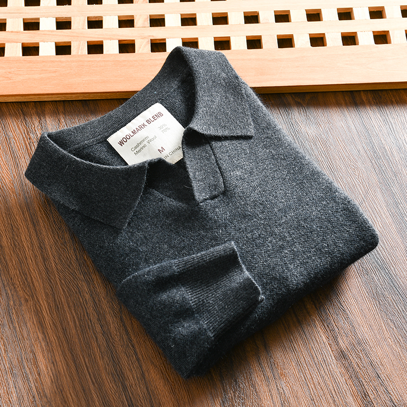 Italian Light Luxury! 70% Merino Wool! Autumn and Winter Export Men's Small V-Neck Casual Knit Sweater Italian Light Luxury! 70% Merino Wool! Autumn and Winter Export Men's Small V-Neck Casual Knit Sweater