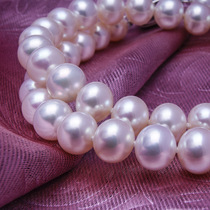 Dragon sister live explosion (Queen) high-end pearl necklace natural 8-9-10mm near round strong light immaculate