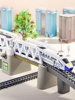 Children's Extra-Long Track Car Toy High-Speed Electric Train Model Harmony Express Train Boy's Birthday Gift