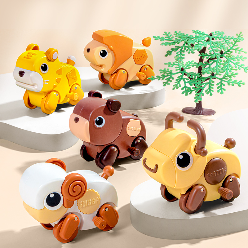 Baby toy wind-up chain string can run small animal crawling male baby 0-1 year old girl 2 children 3 puzzle