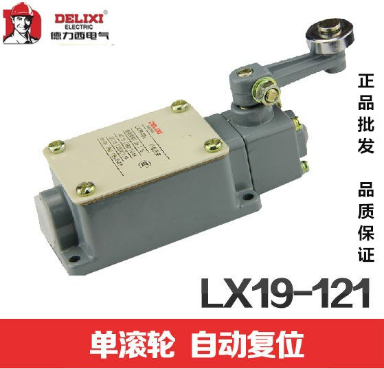 Delixi Stroke Switch LX19-121 Single Roller Rocker Arm Automatic Reset Micro Actuation Limit Switch