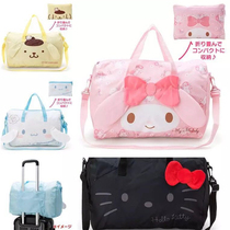 Cute duffel bag short trip travel bag female lightweight trolley travel business trip handbag luggage storage bag