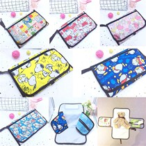 Creative cartoon out-of-office foldable baby diaper changing pad Pudding dog Melody storage hand carry diaper bag