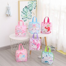 Cute Boy Hearts Culomi Day Style Lunch Box Bag Bunches Drawing Rope Cashier Bags Students Lunchbox Bags Handbags Hand-carrying Bags