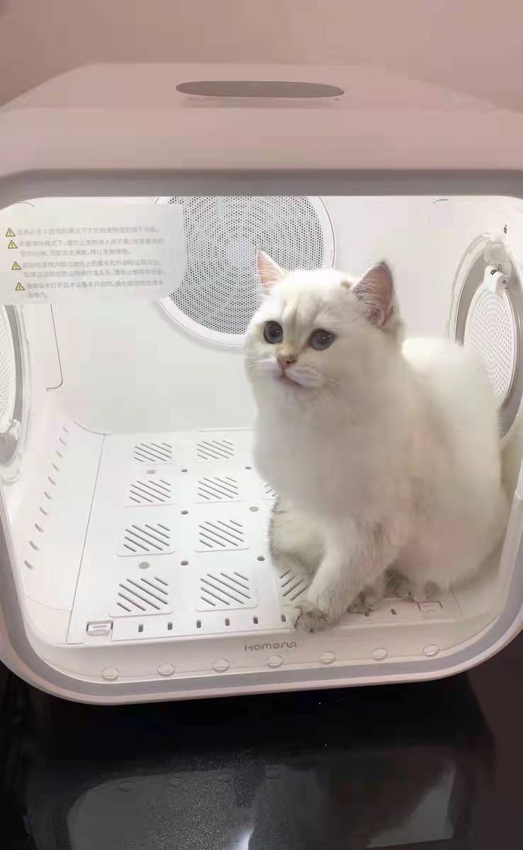 Horman 39-degree cabin Pet Drying Box Fully Automatic Kitty Hair Dryer Pooch Blow the bottom of the wind is more muted
