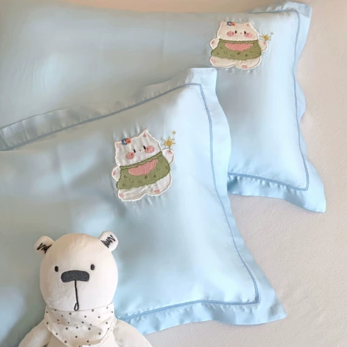 Лето Тианси подушка 48x74 Cool Ice Silk Case Case 40x60 латексная память.