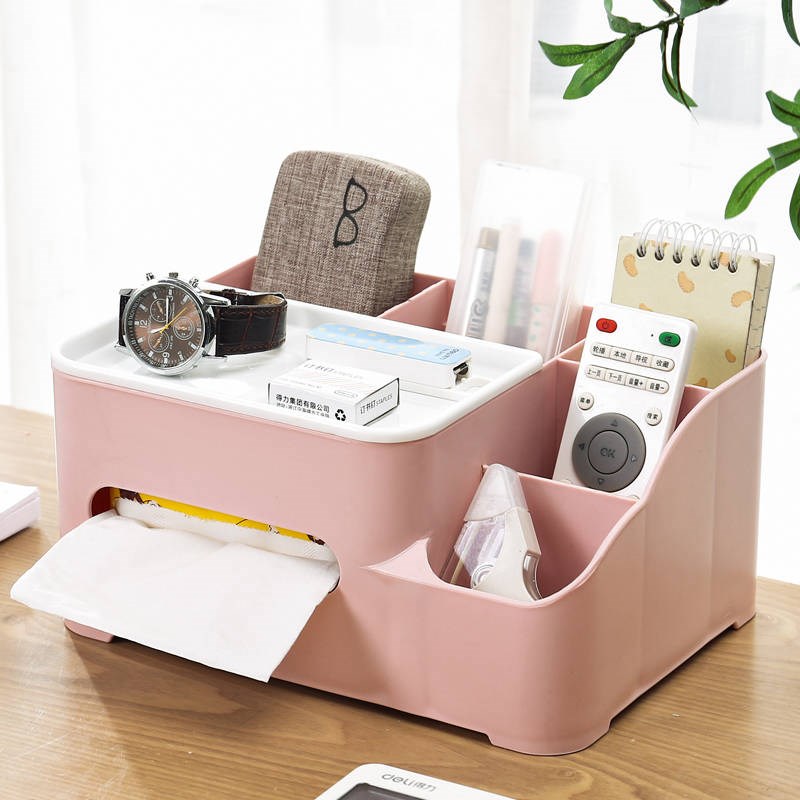 Bedside table storage box Bedroom multi-function coffee table Living room sundries on the table Simple remote control desktop home whole