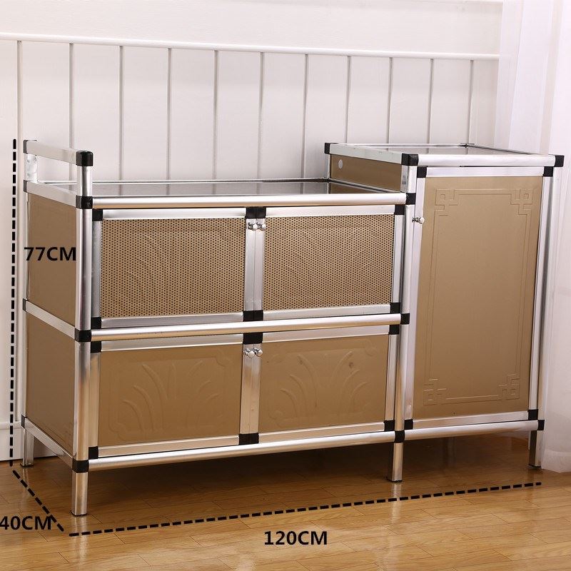 Cabinet Gas Cooktop Cabinet Stainless Steel Double Door Balcony Balcony Cabinet