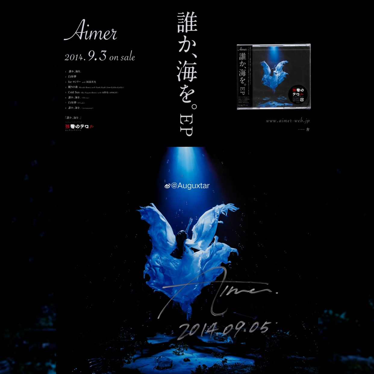 新品未使用品 Aimer 誰か、海を。 ポスター aimer poster Latest