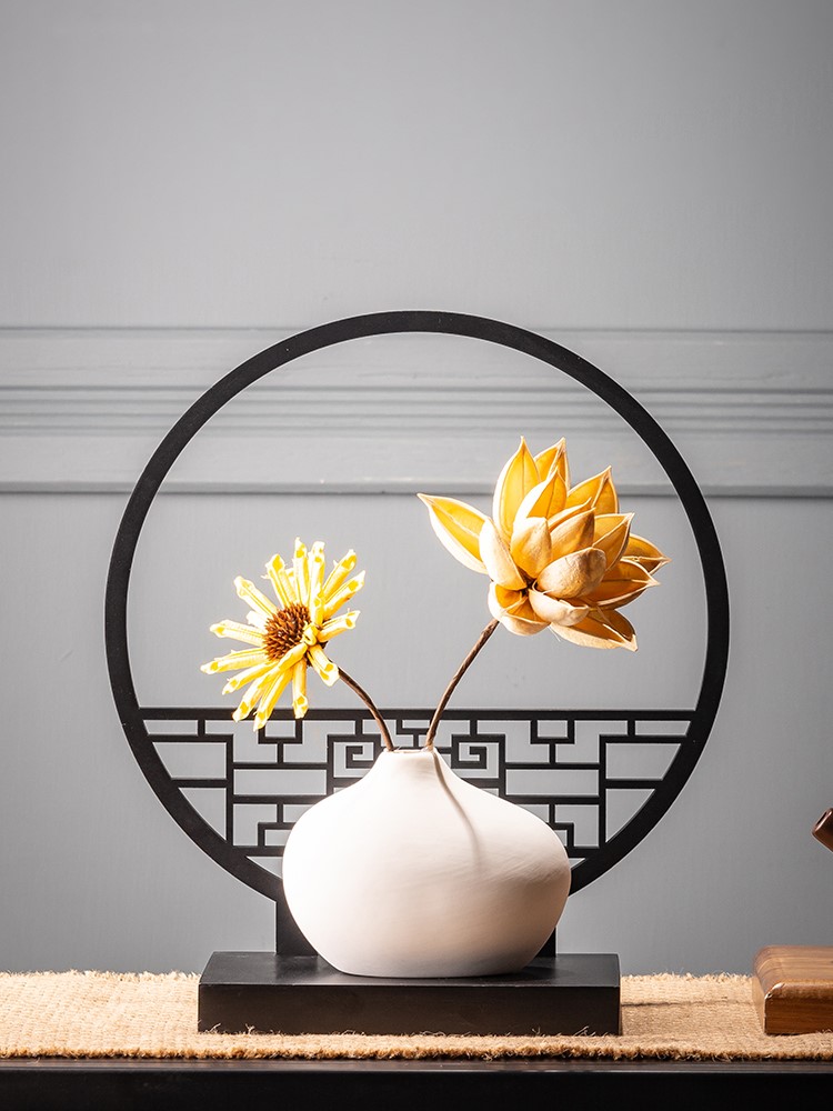 Dry flower daisies real flower bouquet fabric dry wheat spike natural high-end creative floral fittings creative living room decoration small furnishings