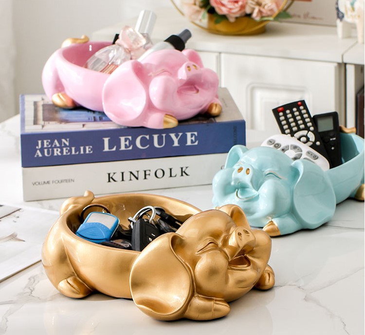 Put the key ornaments into the door shoe cabinet living room porch atmospheric high-end sundries storage box Nordic home decoration