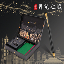 PARKER Pike pen Viya XL ink pen campo notebook Yankee aromatherapy Moonlight City gift box holiday gift gift