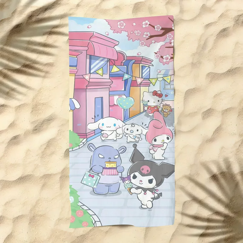 Японское пляжное детское cartoon быстрое высыхание банное полотенце для плавания